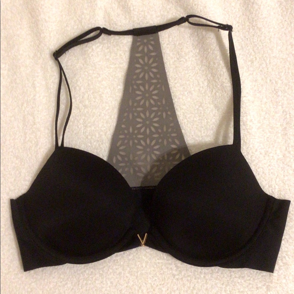 VICTORIA SECRET Laser-Cutout Racerback Push-Up Bra